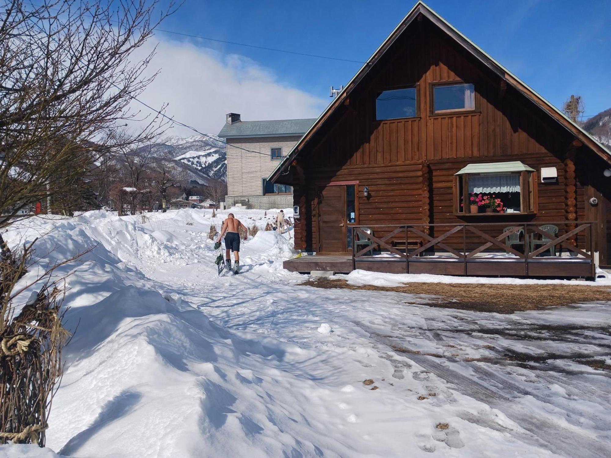 Log Cottage Villa Happo Hakuba Exterior photo